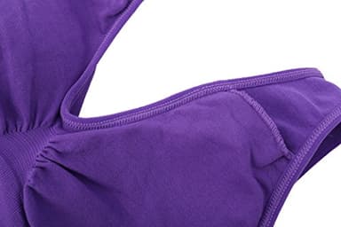 ohlyah Women's Seamless Wire-Free Bra with Removable Pads Pack of 5 L - Image 3