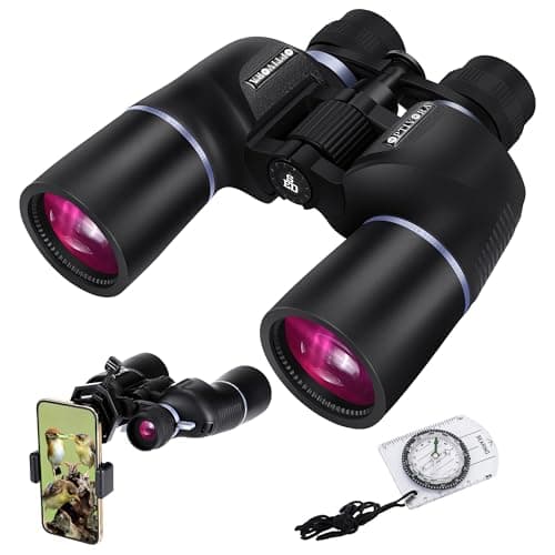 OPTIVORA 10-32x60 Zoom Binoculars for Adults High Powered with BAK4,SMC Lenses,These Long-Range Binoculars for Adults are Perfect for Bird Watching,Hunting,Whale Watching,etc.