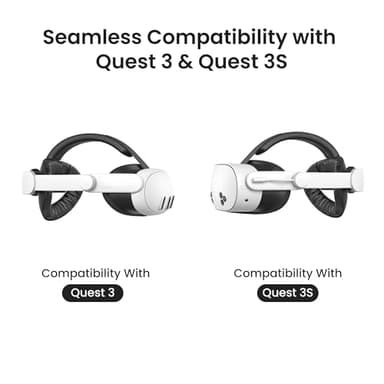 KIWI design K4 Boost Battery Head Strap for Meta Oculus Quest 3/3S, Adjustable VR Headband Accessories with Dual Charge, Extend Playtime & Reduce Facial Stress - Image 6