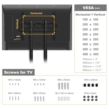 Mobile TV Stand with Upgraded Wheels for 32-75 Inch TVs up to 88 lbs, Height Adjustable Rolling TV Stand with Laptop Shelf, Mobile TV Cart with Heavy Duty Structure for Living Room, Patio, Office - Image 9