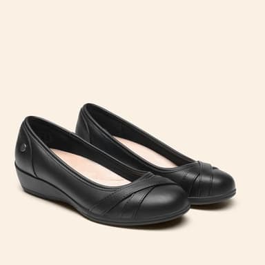 DREAM PAIRS Women's Ballet Flats Business Office Work Dress Shoes Comfortable Dressy Flats for Women,Size 8.5,Black,DWUMFA2503 - Image 3