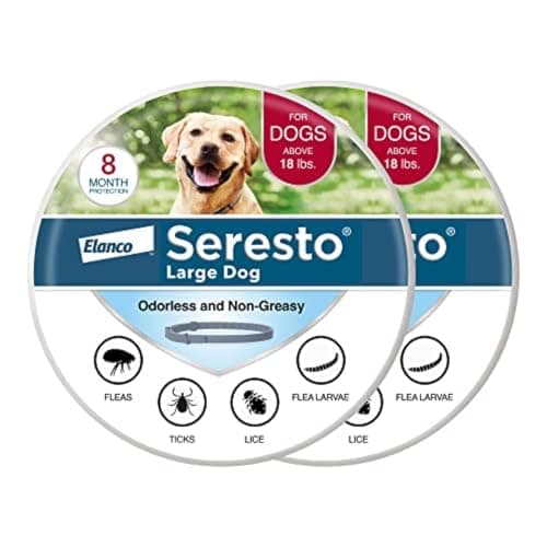 Seresto Large Dog Vet-Recommended Flea & Tick Treatment & Prevention Collar for Dogs Over 18 lbs. | 2-Pack - Image 1