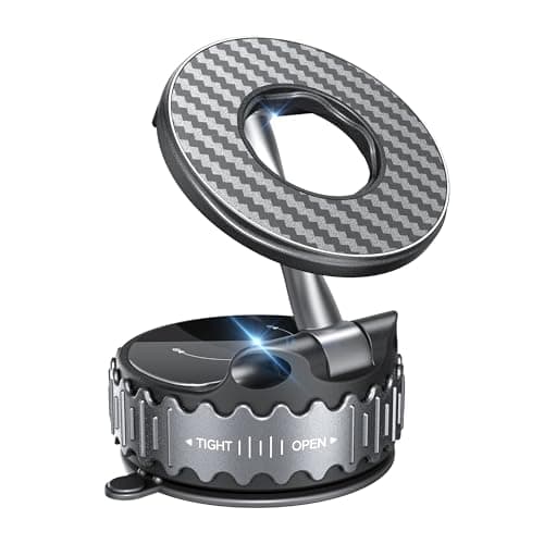 Car Phone Holder for Magsafe [78+LBS Hyper Suction & 4400gf Strongest Magnetic] 360°Adjustable Car Phone Mount Car Accessories Phone Holders for Your Car/ Gym/ Mirror for iPhone 17 Pro Max & Android