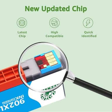 GREENSKY Compatible 902XL Ink Cartridge for HP Printers Replacement for HP 902 902XL Ink Cartridge Combo Pack Compatible with HP Officejet Pro 6968 6978 6970 6958 6960 6975 6954 6962 Printer 4 Pack - Image 2