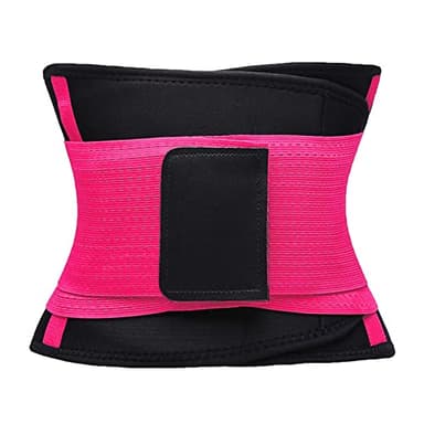 VENUZOR Waist Trainer Belt for Women - Waist Cincher Trimmer - Slimming Body Shaper Belt - Sport Girdle Belt (UP Graded)(Hot Pink,Small) - Image 4