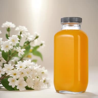 10 Pack 16oz Glass Juice Bottles with Lids - Reusable Juicing Bottles Glass Drinking Jars Containers with Airtight Lids & Cleaning Brush - Perfect for Juicing,Milk,Kombucha, and Storage - Image 5