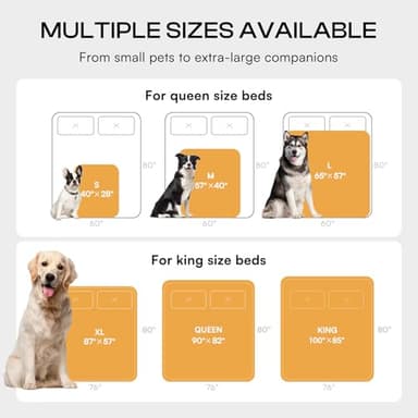 Waterproof Pet Blanket, Liquid Pee Proof Dog Blanket for Sofa Bed Couch, Reversible Sherpa Fleece Furniture Protector Cover for Small Medium Large Dogs Cats, Black Small（40" x 28"） - Image 7