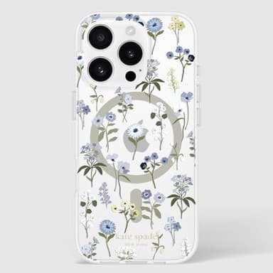 kate spade new york iPhone 16 Pro Case - Compatible with MagSafe - Designer Phone Case - Precious Bloom - Image 9