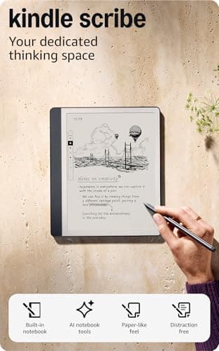 Amazon Kindle Scribe (32GB) - Your notes, documents and books, all in one place. With built-in AI notebook summarization. Includes Premium Pen - Tungsten - Image 7