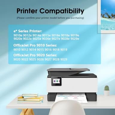 YATUNINK 962XL Ink Cartridges Combo Pack Compatible for HP 962 Ink Cartridges Works with HP Officejet Pro 9015/9015e 9025/9025e 9020/9020e 9018/9018e 9010/9010e OfficeJet 9012/9012e (BK C M Y) - Image 2