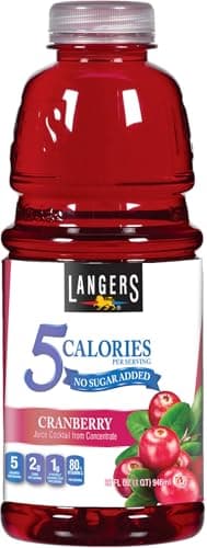 Langers 5 Calorie Cranberry Cocktail, 32oz (Pack of 12) - Image 1