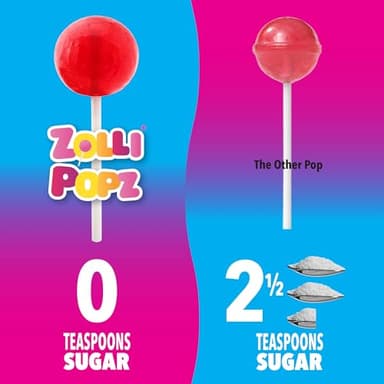 Zollipops Clean Teeth Lollipops, Blue Raspberry, 6.2 Ounce - Image 5