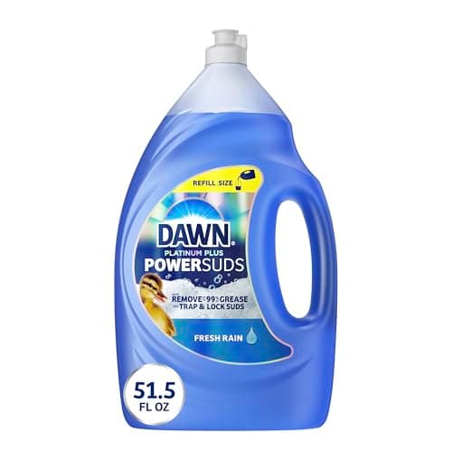 Dawn Platinum Plus PowerSuds Liquid Dish Soap, 51.5 oz. Refill - Image 1