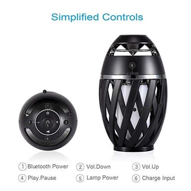 Gifts for Men, Him, Outdoor Bluetooth Speaker, Unique Gifts for Men Him Dad, Wireless Speaker Waterproof with Torch Light, BT5.0 with HD Audio and Enhance Bass, Birthdays Gifts for Men Her Women - Image 5