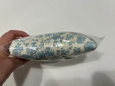 Prite Large Makeup Bag Cute Cosmetic Bag for Women Floral Coquette Aesthetic Toiletry Bag Travel Make Up Organizer Bag(Blue Flower) - Image 11