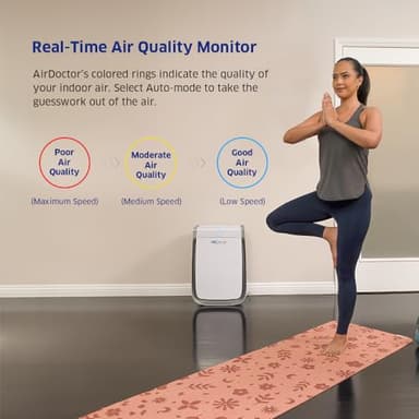 AIRDOCTOR 3500i SMART Air Purifier for Living Rooms & Bedrooms. 3 Stage Filtration with Pre-Filter, UltraHEPA, Carbon/VOC. Captures Particles 100x Smaller Than HEPA Standard - Image 6