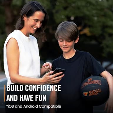 Spalding TF DNA Smart Basketball + 1 Yr App Subscription Bundle I iOS and Android Compatible I All Surface Material - Image 6