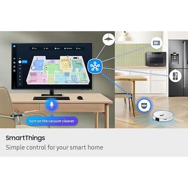Samsung 43” Smart Monitor M7 (M70F) 4K UHD Display, Samsung Vision AI, Smart TV Apps, Gaming Hub, USB-C, HDMI and USB-A, Black, LS43FM702UNXZA, 2025 - Image 7