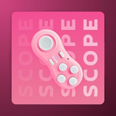 Scope Remote- Remote for Anki. Customizable with Anki Add-on, Compatible with Windows, Mac, iOS, iPad, and Android. Anki Clicker, Anki Controller. Pearl Pink, Plus (16-18 Hours Battery) - Image 2
