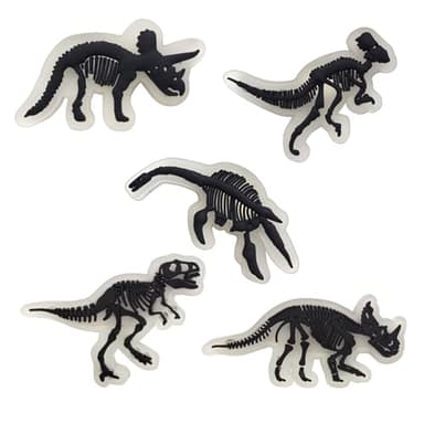 JunxinGYL 21Pcs Glow in the night dinosaurs shoe charms for Boys Kids shoe Decoration PVC Decoration for Shoes Bracelets Dinosaurs Themed Party Favor - Image 2