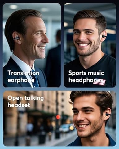 Boytond AI Translation Earbuds Real Time 144 Languages 60H Playtime Translator Ear Buds Audifonos Traductores Inglés Español Wireless Earphones Bluetooth Headphones for Travel Business Meeting - Image 8