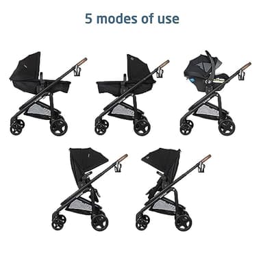 Maxi-Cosi Tayla™ Max Travel System, Baby Stroller and Car Seat Combo, Car Seat Stroller Combo, Desert Wonder - Image 2