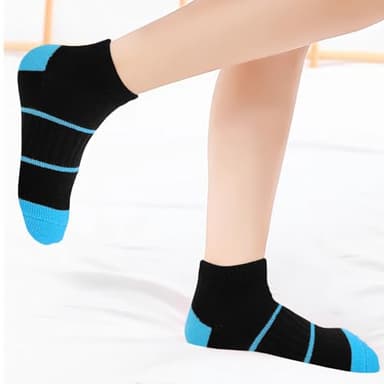Bemeol Girls Socks 12 Pairs Ankle Socks Girls Low Cut Athletic Sock for Little Big Kids(7-10 Years) - Image 5