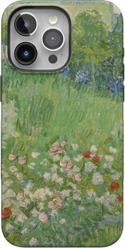 Casely iPhone 15 Pro Case | Vincent’s Admired Garden | Van Gogh Museum Case | Bold Protective Design | Compatible with MagSafe - Image 1