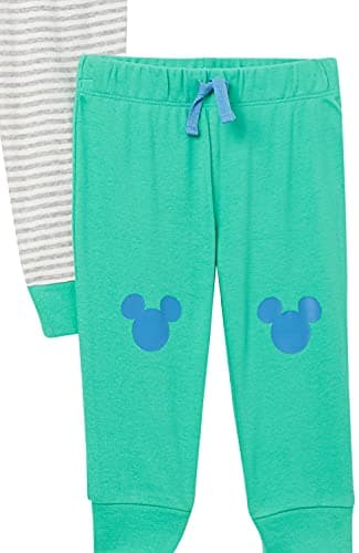 Amazon Essentials Disney | Marvel | Star Wars Baby Boys' Pants, Pack of 4, Mickey Oh Boy, 12 Months - Image 4
