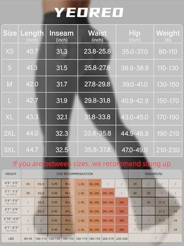 YEOREO Flare Leggings with Pockets for Women Brittany Leggings Workout Leggings for Women Butt Lifting Gym Yoga Leggings Black S - Image 6