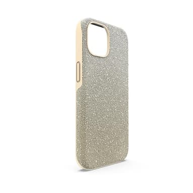 Swarovski High Smartphone Case for iPhone 15, Gold-Tone Ombre Crystals, Part of The High Collection - Image 3