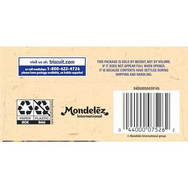 Triscuit Thin Crisps Applewood Barbecue Whole Grain Wheat Crackers, Lunch Snacks, Bulk Snack Crackers, 6-7.1 oz Boxes - Image 18