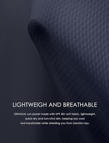 Women's UPF 50+ Swim Cover Up Sun Protection Hoodie Long Jacket SPF Lightweight Beach Cover Ups for Women(Navy,XL) - Image 5