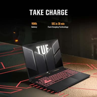 ASUS TUF Gaming A16 (2024) Gaming Laptop, 16” QHD+ 165Hz 16:10 Display, AMD Ryzen™ 9 7940HX, NVIDIA® GeForce RTX™ 4070, 16GB DDR5, 1TB PCIe Gen4 SSD, Wi-Fi 6, Windows 11, FA607PI-AS94 - Image 6