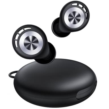 Ear Plugs for Sleeping Noise Cancelling 50dB Concert Earplugs for Noise Reduction Reusable Soft Silicone Ear Plugs for Snoring Shooting Motorcycle Airplanes Musicians with 7 Eartips Case Black - Image 1