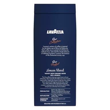 Lavazza House Blend Perfetto Ground Coffee 12oz Bag, Medium Roast, Full-bodied, Intensity 3/5, 100% Arabica, Ideal for Drip Brewers, (Pack of 1) - Package May Vary - Image 3