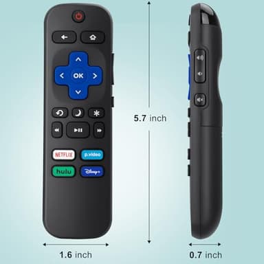 (Pack of 2) Replacement Remote Control Compatible for Roku TV,for TCL Roku/for Hisense Roku/for Onn Roku(Not for Roku Stick,Box and Players) - Image 7