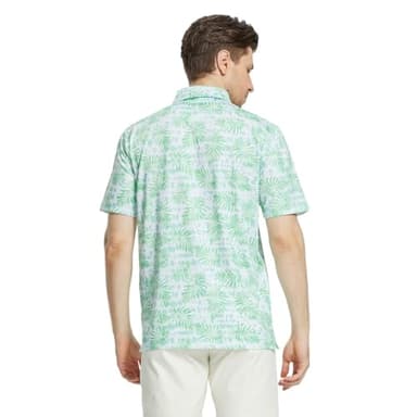 M MAELREG Mens Golf Shirt Short Sleeve Dry Fit Print Moisture Wicking Performance Patterns Collared Polo Shirt - Image 4