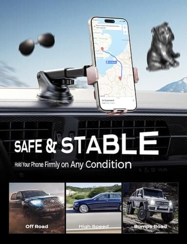 CHGeek Wireless Car Charger, 15W Fast Charging Auto Clamping Car Charger Phone Mount Phone Holder fit for iPhone 15 14 13 12 11 Pro Max Xs, Samsung Galaxy S25 Ultra S24 S23 S22, S21, S20, Pink - Image 8