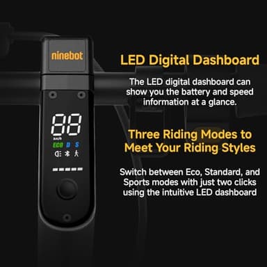 Segway Ninebot MAX G30LP Electric Kick Scooter, Up to 24.9 Miles Long-Range, 18.6 mph Top Speed, Lightweight and Foldable, UL-2272 Certified - Image 4