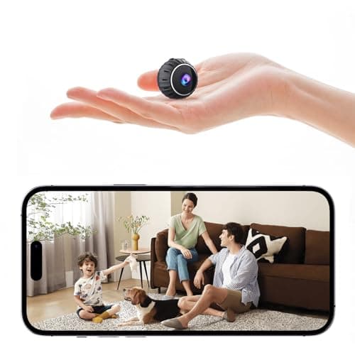 2K Spy Camera - HD Mini Cameras - Small Hidden Camera with Motion Detection and Night Vision, Indoor Nanny Cam Suitable for Pets, Baby - Image 1