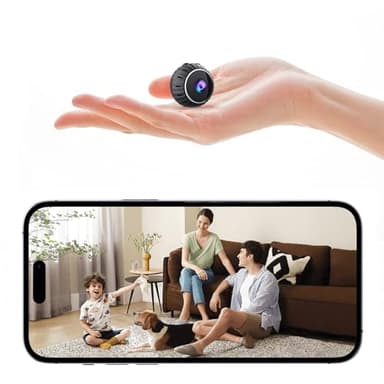 2K Spy Camera - HD Mini Cameras - Small Hidden Camera with Motion Detection and Night Vision, Indoor Nanny Cam Suitable for Pets, Baby - Image 1