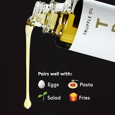 TRUFF White Truffle Oil - White Truffle Infused Olive Oil - Gourmet Dressing, Seasoning, Marinade, or Drizzle, Non-GMO, Gluten-Free, 5.6 fl.oz - Image 4
