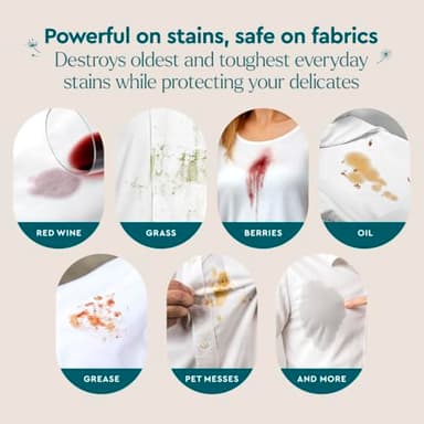 Puracy Stain Remover Spray, Natural Based Travel and Laundry Stain Cleaner for Clothes, Baby Essentials, Kids Stains, Oil and Fabric Spot Cleaner (Unscented, 12 oz) - Image 3