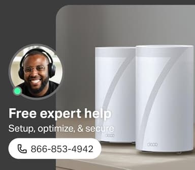 TP-Link Deco BE63 Tri-Band WiFi 7 BE10000 Whole Home Mesh System - 6-Stream 10 Gbps, 4x2.5G Ports Wired Backhaul, 4X Smart Internal Antennas, VPN, MU-MIMO, HomeShield, Free Expert Support (3-Pack) - Image 4