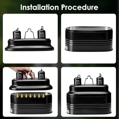 MIXJOY Dual Reptile Light Fixture, Max 160W Each Reptile Heat Lamp Fixture with Separate Switches, Fits Reptile Light/Heat Lamp/UVB Light for Lizards, Turtles, Snakes, and Amphibians - Image 7