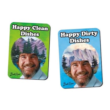 GAMAGO - Bob Ross Dishwasher Magnet - Image 1