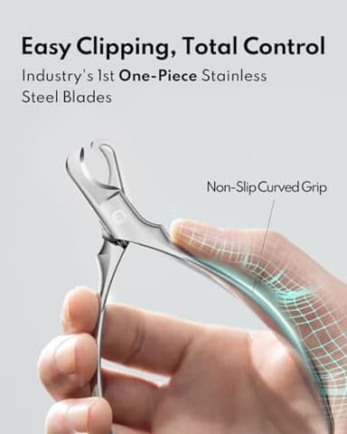 Dog Nail Clippers – Sharp, Durable, All Steel Material, Ergonomic Non-Slip Handle, Safe and Comfortable Trimming, Professional Pet Nail Trimmers for All Dogs Cats - Image 3