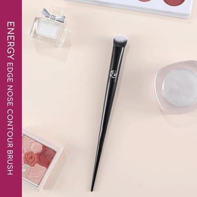 ENERGY Concealer Brush– Angled Synthetic Bristles for Seamless Under Eye Coverage, Spot Blemish Corrector, Nose Contours,Precision Makeup Brush for Liquid Cream Concealer Application - Image 6