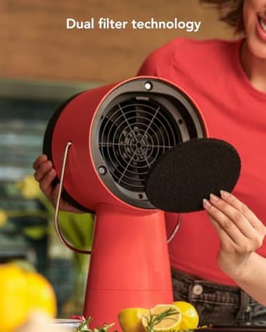 AirHood Portable Range Hood 2 | Corded & Cordless Design (Battery Purchased Separately) | Enhanced Airflow & LED Touch Panel – Perfect for Indoor Cooktops & RV Vents - Midnight Black - Image 6